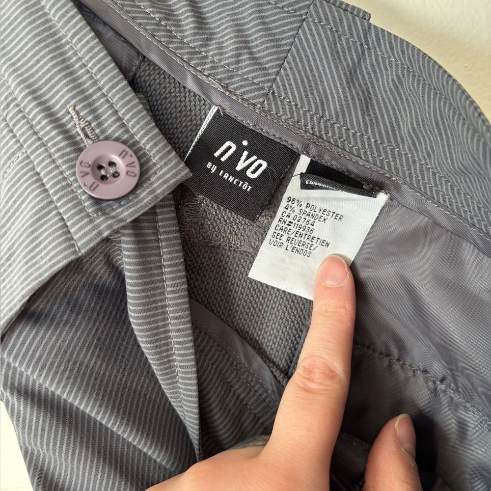 🎉4/30$🎉 NVO Golf Gray Stretch Shorts – Size 12 ✨ - Picture 4 of 5